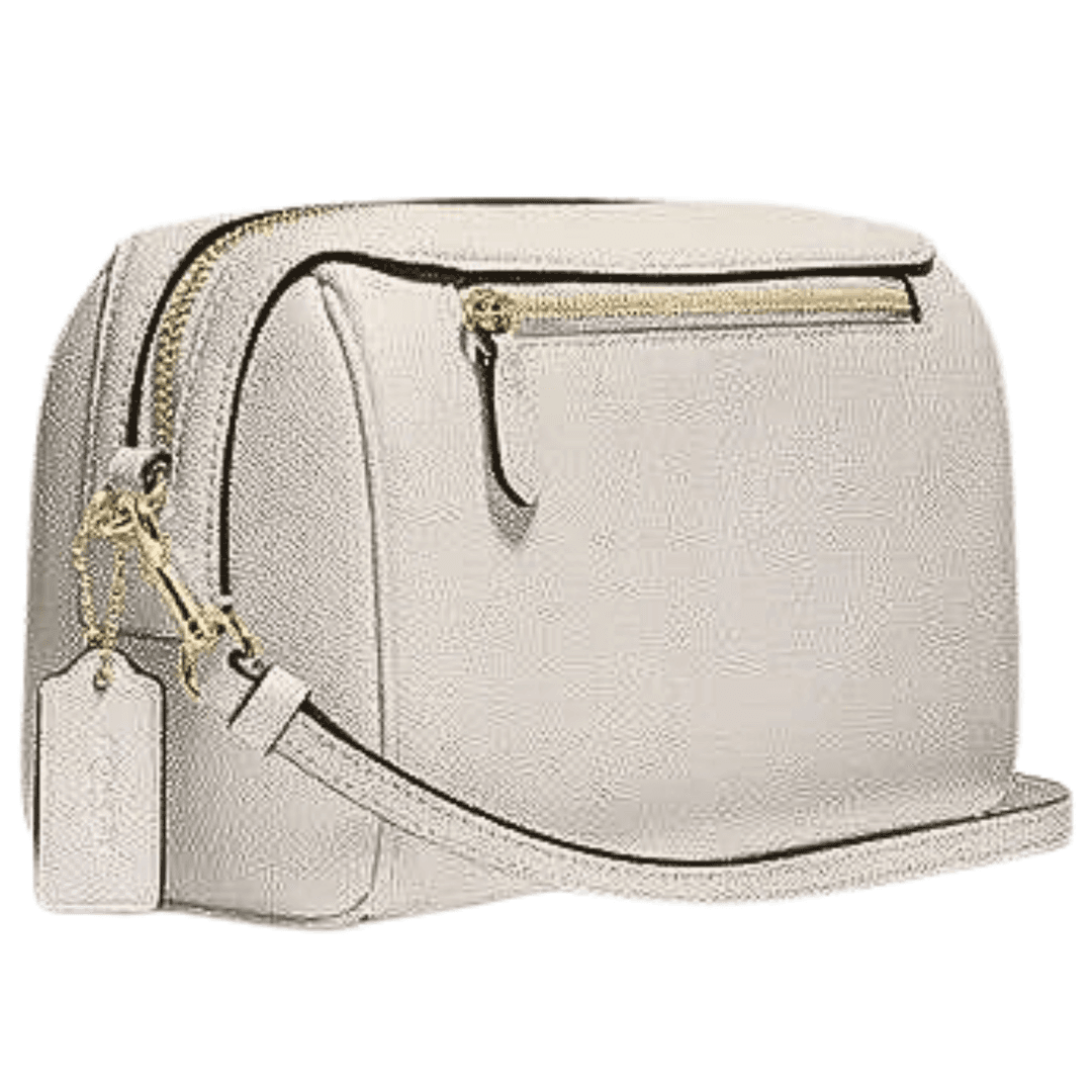 Coach F76629 Bennett Crossbody Bag with Chain Strap & Card Slots | White