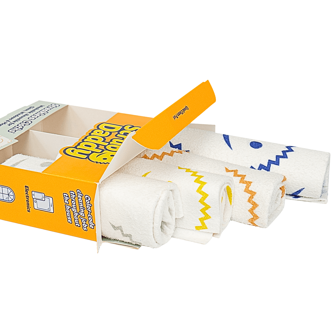 Scrub Daddy SD-STREAK-4CT Streakless Cloths Reusable | 4ct