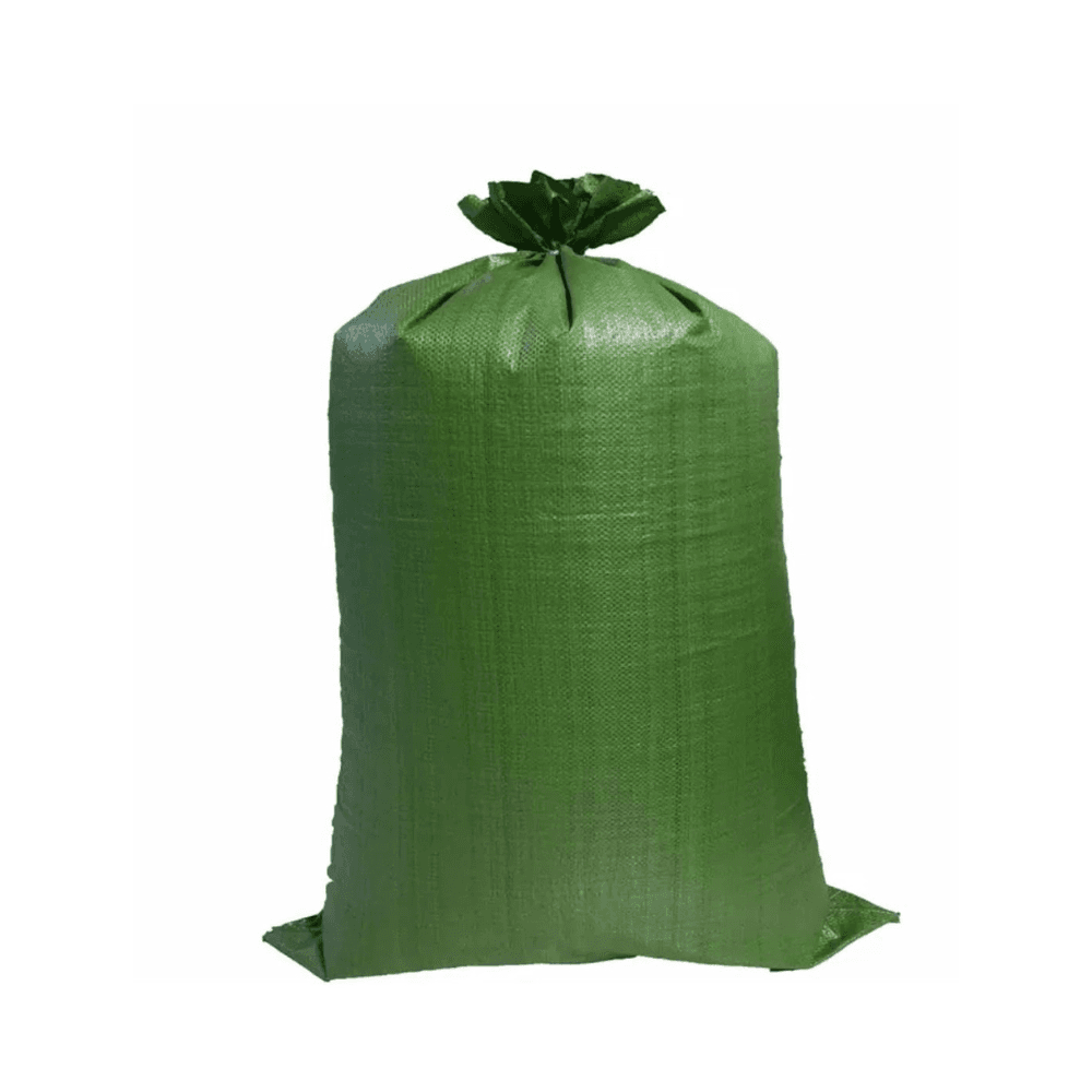 Sack 40" x 40" Polypropylene Sacks 100% Recycled (Green)