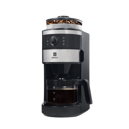 Brikk BDCGM-1122 Grind and Brew Coffee Maker | 0.80L 750W 6 Cups Automatic Grinding