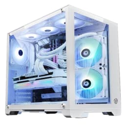 INPLAY Seaview Palace Mini, mATX, ITX Gaming Case Tempered Glass PC Case