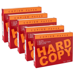 Hard Copy Bond Copier Paper – Box of 5 Reams, Premium Quality, 70gsm, High-Brightness