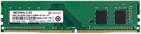 TRANSCEND 8GB Jetram DDR4 3200MHz DIMM (JM3200HLG-8G)
