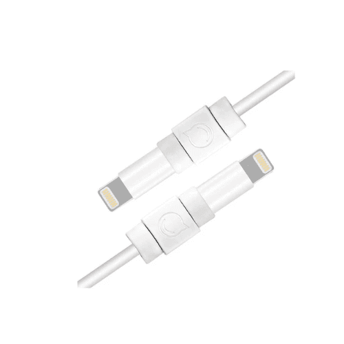 UGREEN (LP127) Charging Cable Protector | Extend Cable Life, Tangle-Free Design | White