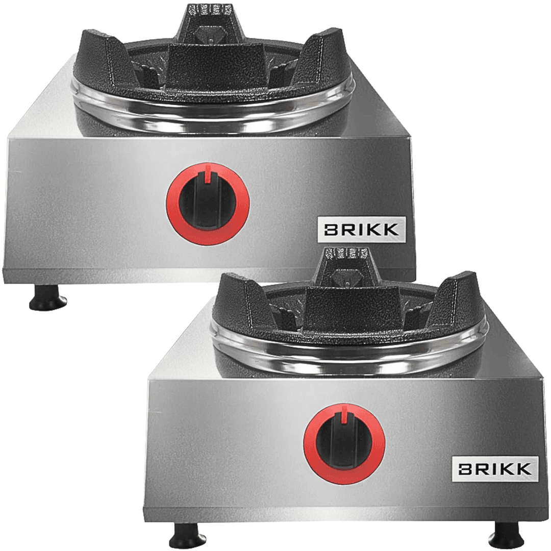 Brikk BBIGS-T001 Single Burner Industrial Gas Stove Cast Iron High-Pressure LPG