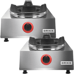 Brikk BBIGS-T001 Single Burner Industrial Gas Stove Cast Iron High-Pressure LPG