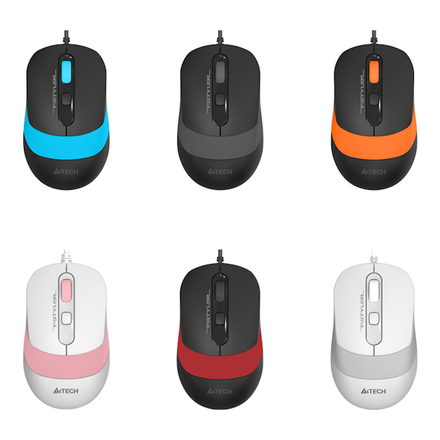 A4tech FM10 Fstyler Collection 1600 DPI Optical Wired Mouse