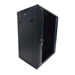 HardRack Wall Mount Server Rack Cabinet | Unassembled | 2 Cooling Fans | Lockable Glass Door
