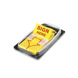 Post-it Sign Here Flags Sticker | 50 Flags/Dispenser for Office & School Document Marking
