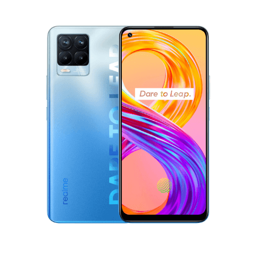 Realme 8 Pro (RMX3081) | 8GB+128GB, 108MP Quad Camera, 50W Charge, Snapdragon 720G | Blue