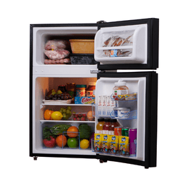 Condura CPR90TD 3.2 cu.ft. Two Door Personal Refrigerator | Compact Design, Chiller Compartment, Inverter