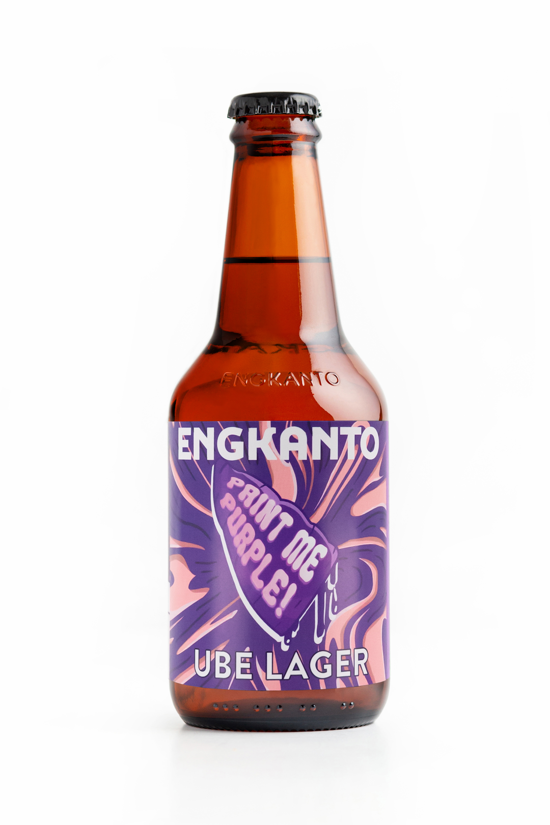 Engkanto Brew Paint Me Purple Ube Lager Beer 330mL (24 Bottles/Case)