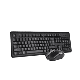 A4TECH 4200N Wireless Keyboard & Mouse Combo | Ergonomic Design, Long Battery Life, 2.4GHz Connection