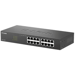 D-Link DGS-1016C 16-Port Gigabit Unmanaged Switch | Black