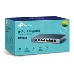 TP-Link SG108 8-Port 10/100/1000Mbps Unmanaged Ethernet Network Desktop Switch | Plug & Play