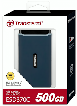 Transcend TS500GESD370C 500GB, USB 3.1 Gen 2, military-Grade Shockproof, R/W 1050mbps, type-C