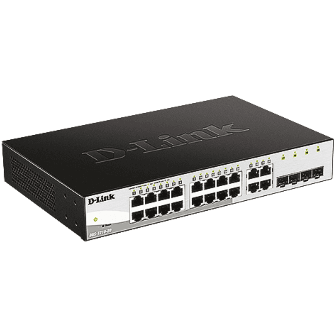 D-Link DGS-1210-20 20-Port Gigabit Metro Ethernet Switch | Black