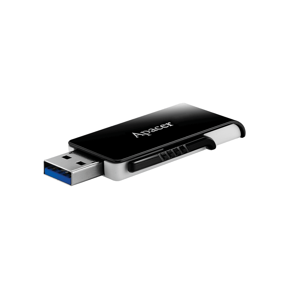 Apacer AH350 USB 3.2 Gen 1 Flash Drive 128GB Black Rp AP128GAH350B-1