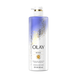 Olay Cleansing & Renewing Body Wash with Retinol, 3-Pack | Nighttime Skincare, 591ml Each