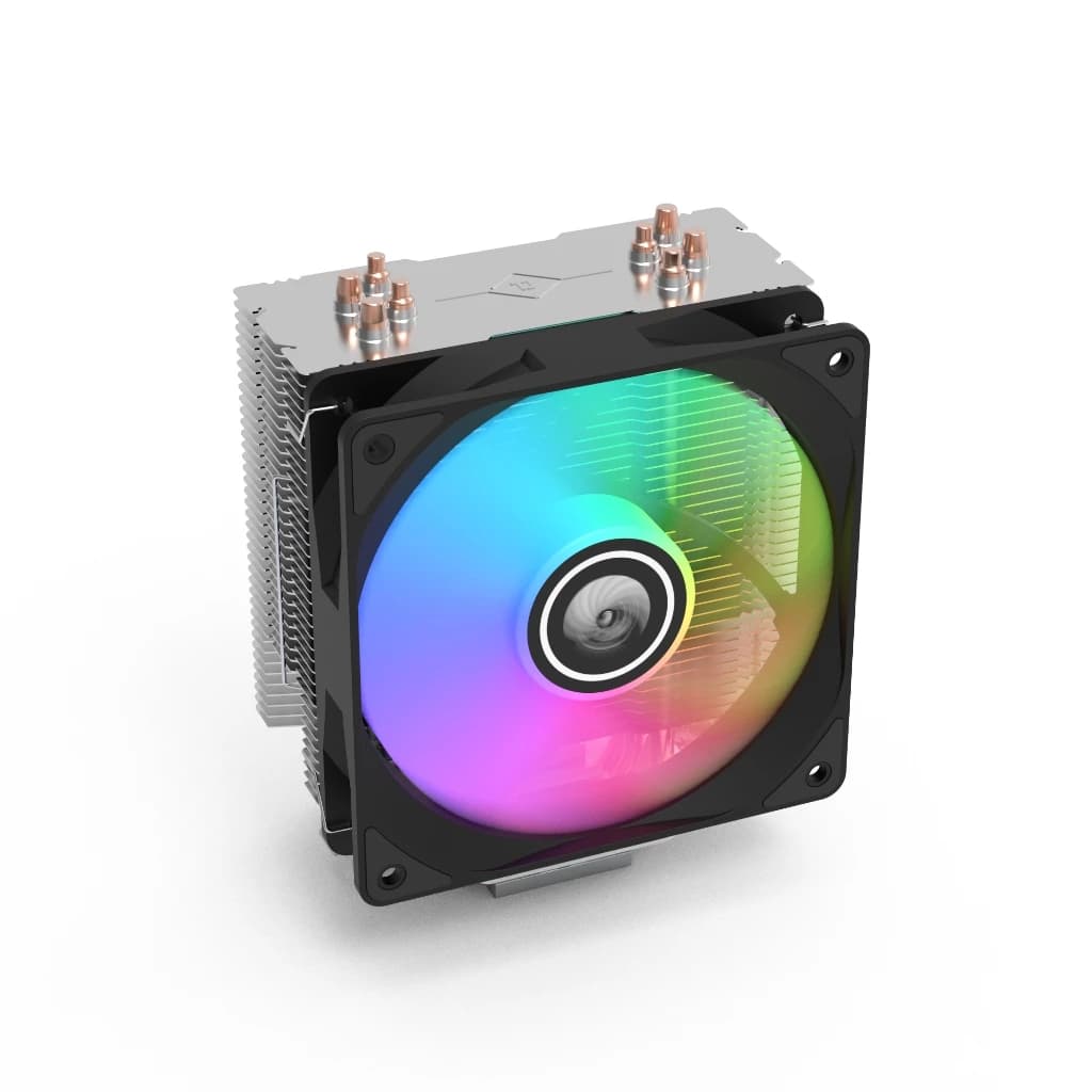 Inplay S40 ARGB CPU Cooler – 4 Copper Heatpipes, 150W TDP, Intel/AMD Compatible
