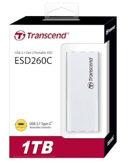 Transcend TS1TESD260C 1TB, External SSD, ESD260C, USB 3.1 Gen 2, Type C