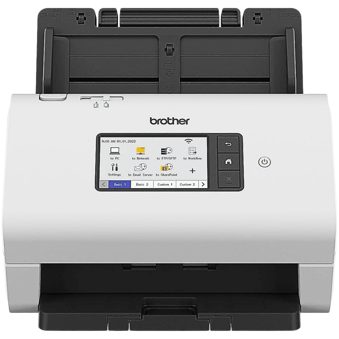 Brother ADS-4900W High-Speed Desktop Scanner | 60ppm Duplex, Wi-Fi, USB 3.0, 100-Sheet ADF