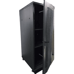 HardRack Standing Server Rack Cabinet | Unassembled | 4 Fans | Lockable Secure Doors