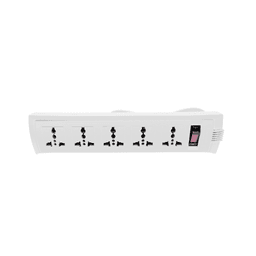 Omni WEU-105-PK 5-Gang Universal Outlet Extension I Individual Switch, Heavy-Duty Cord, B2B Use