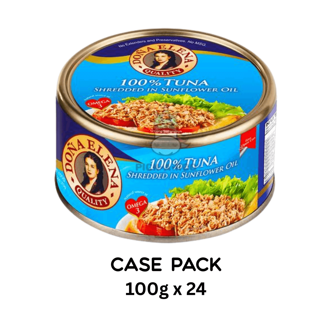 Dona Elena 100% Tuna Shredded in Sunflower Oil 100g