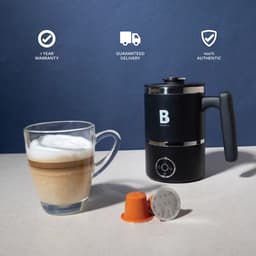 B Coffee Co. The Varsity Frother with 4 Function Buttons