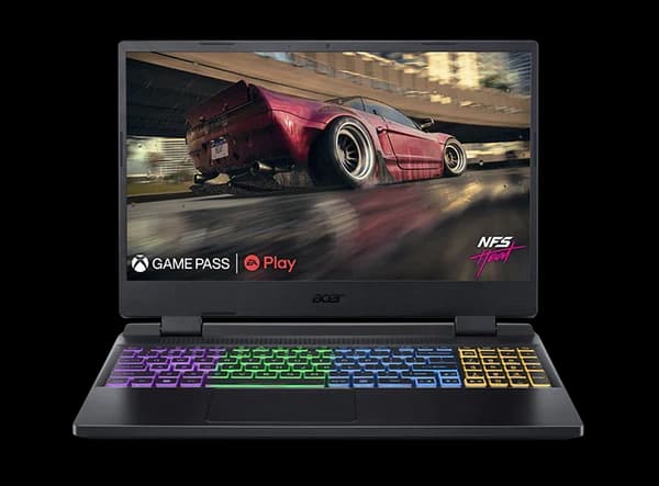 Acer NH.QH5SP.001 AN515-46-R8H3 Nitro 5 15.6" Gaming Laptop Obsidian Black