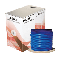 D-Link Cat6 UTP Cable 24 AWG| NCB-C6UBLUR-305-24 | Solid-305 Meters