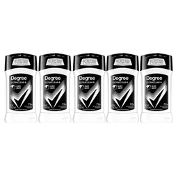 Degree Men UltraClear Deodorant 5-Pack – Black+White Stain Defense, 48H