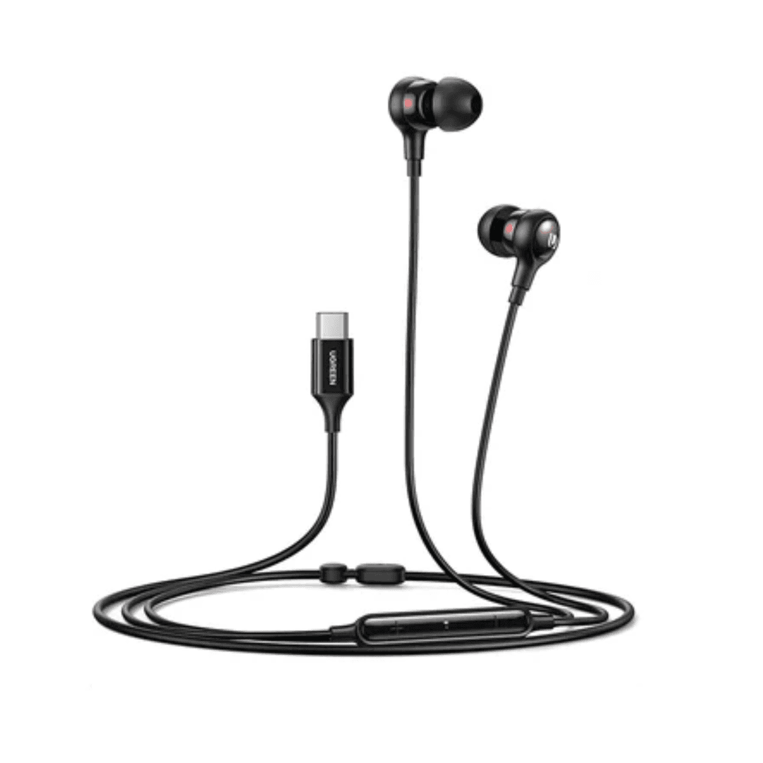 UGREEN EP103 In-Ear Wired Earphones with Type-C Corrector, Hi-Fi Sound, Noise Isolation, Built-in Mic