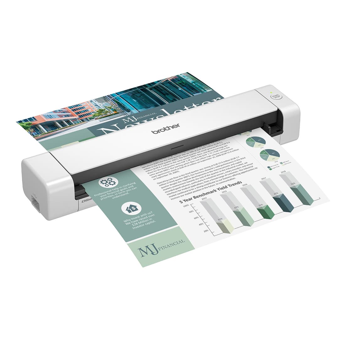 Brother DS-740D Portable Document Scanner | Duplex Scanning | USB Powered | Mobile Professional