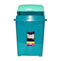 Plastic Trash Bin with Slide Cover Big #261 Waste Bin