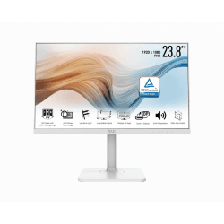 MSI Modern MD241PW 23.8″ FHD IPS Productivity Monitor | USB-C | Eye‑Care | Built‑in Speakers