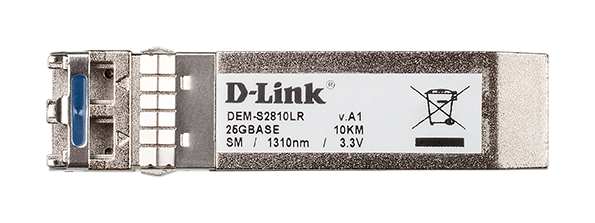 D-Link 25GBASE-LR Single-Mode 10 km SFP28 Transceiver (DEM-S2810LR)