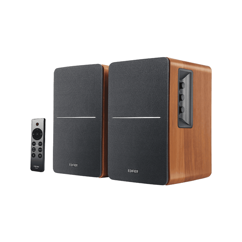 Edifier R1280DB Bluetooth Bookshelf Speakers | 42W RMS Optical Coaxial Remote Control Audio System