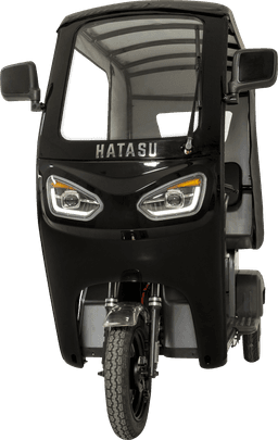 HATASU HERO Three Wheeler Ebike with 48V32AH Rechargeable Battery & Leather Roof Cover