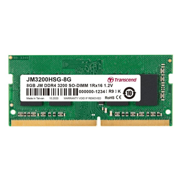 Transcend 8GB DDR4-3200 SODIMM JM3200HS Memory (JM3200HSG-8G)