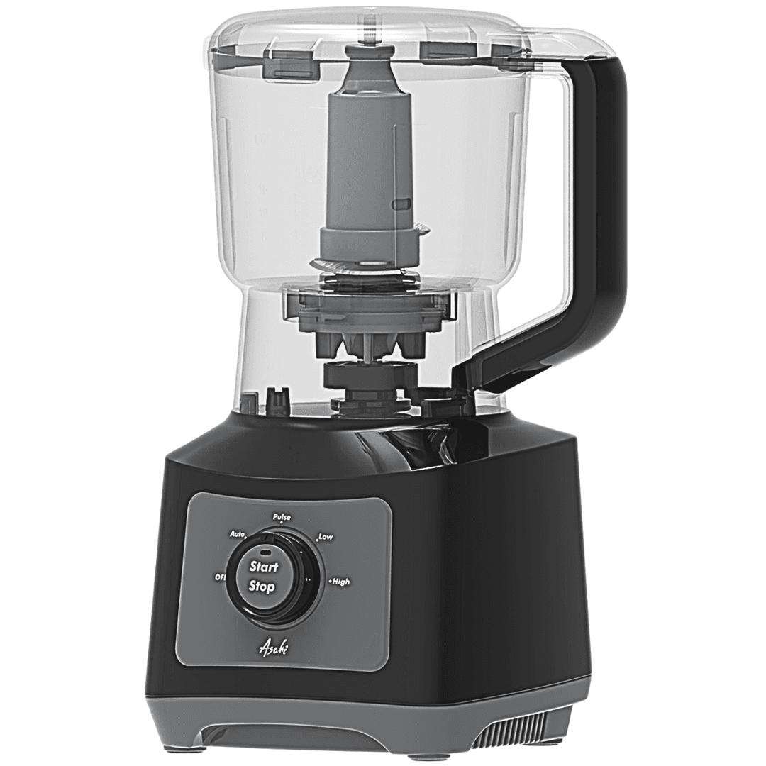 Asahi BL-808 2-in-1 Blender Food Processor | 500W 1.25L Smart Blend with 0.5L Chopper