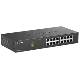 D-Link DGS-1016C 16-Port Gigabit Unmanaged Switch | Black