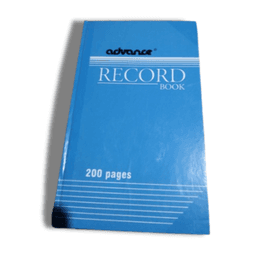 Advance Record Book | 200 Pages, Hardcover Ledger, Inventory/Journal