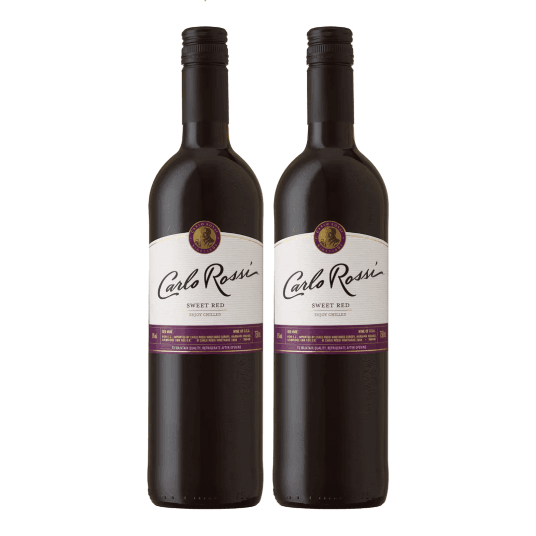 Carlo Rossi Sweet Red Wine Hamper Set Packed by 2's (2x 750ml)