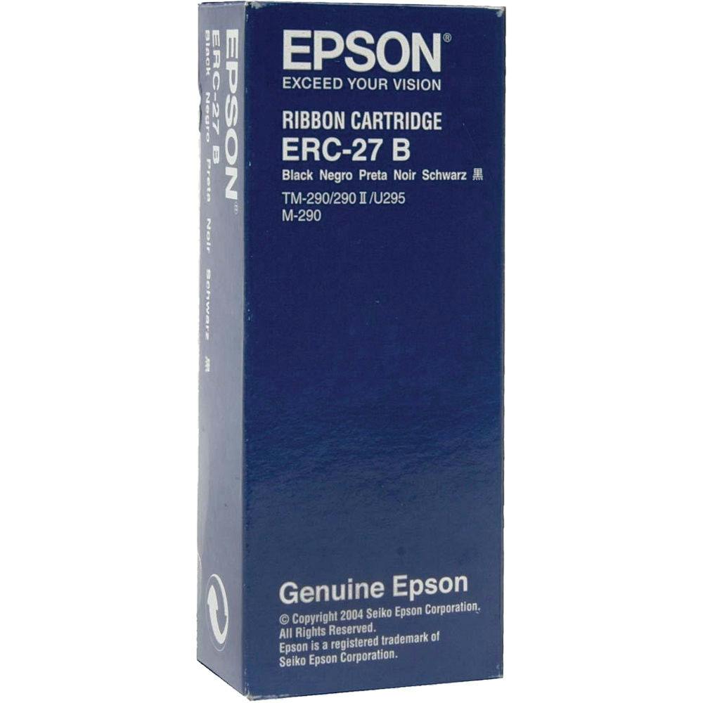 Epson C43S015366 Ribbon Cassette - Black ERC-27(B) TM-290/U295/M-290