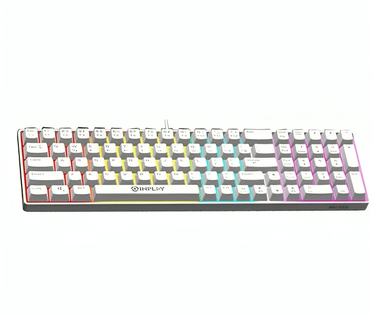 Inplay BK850 85-Key Membrane Gaming Keyboard with Compact Design and Rainbow Backlight