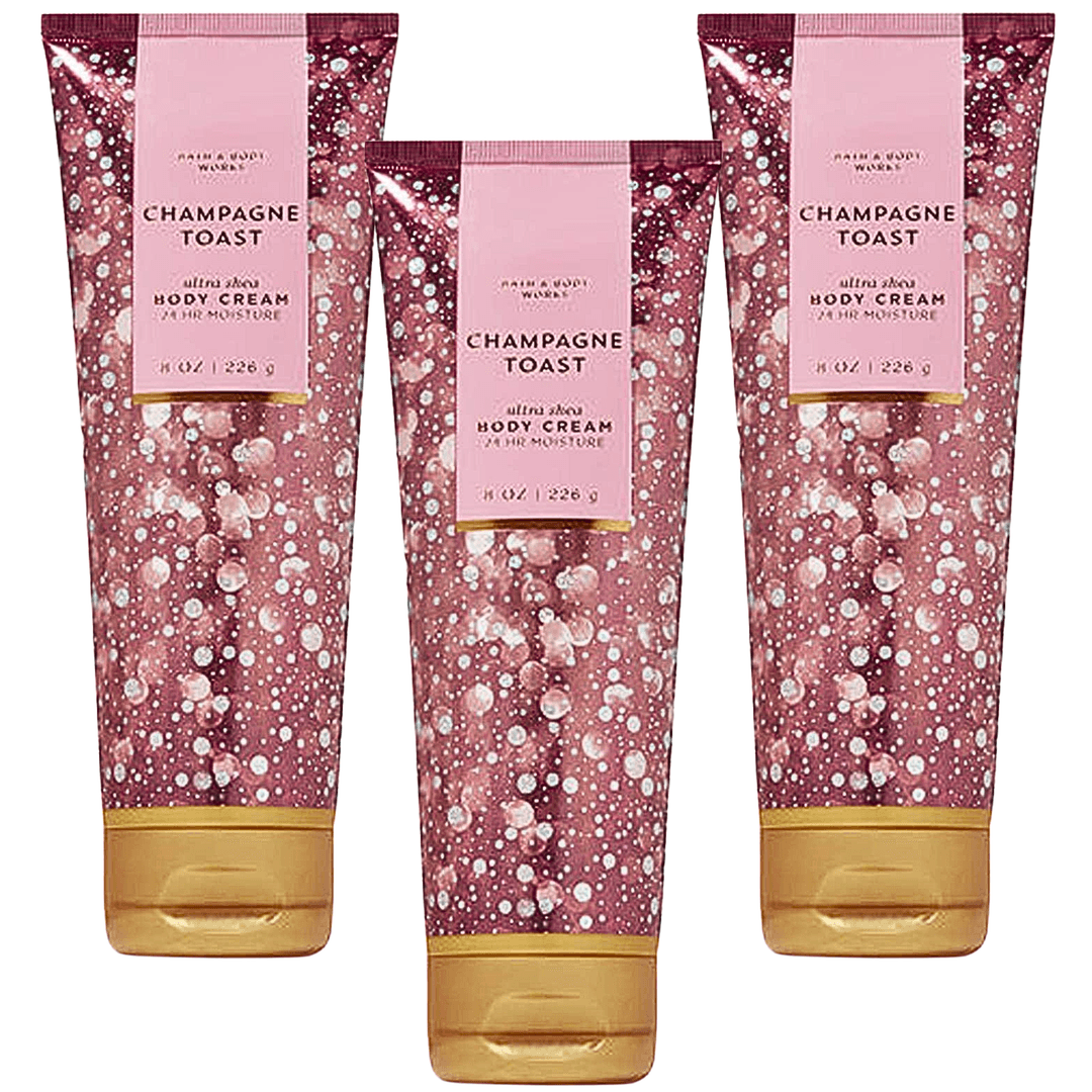 Bath & Body Works Champagne Toast Ultra Shea Body Cream | 24HR Moisture, 8oz