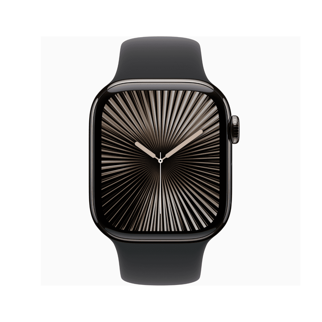 Apple Watch Series 10 MWXH3ZP/A GPS + Cellular 42mm | Slate Titanium with Black Band M/L