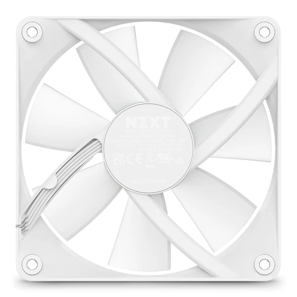 NZXT F120 RGB Core 120mm Hub-Mounted Fan White RF-C12SF-W1